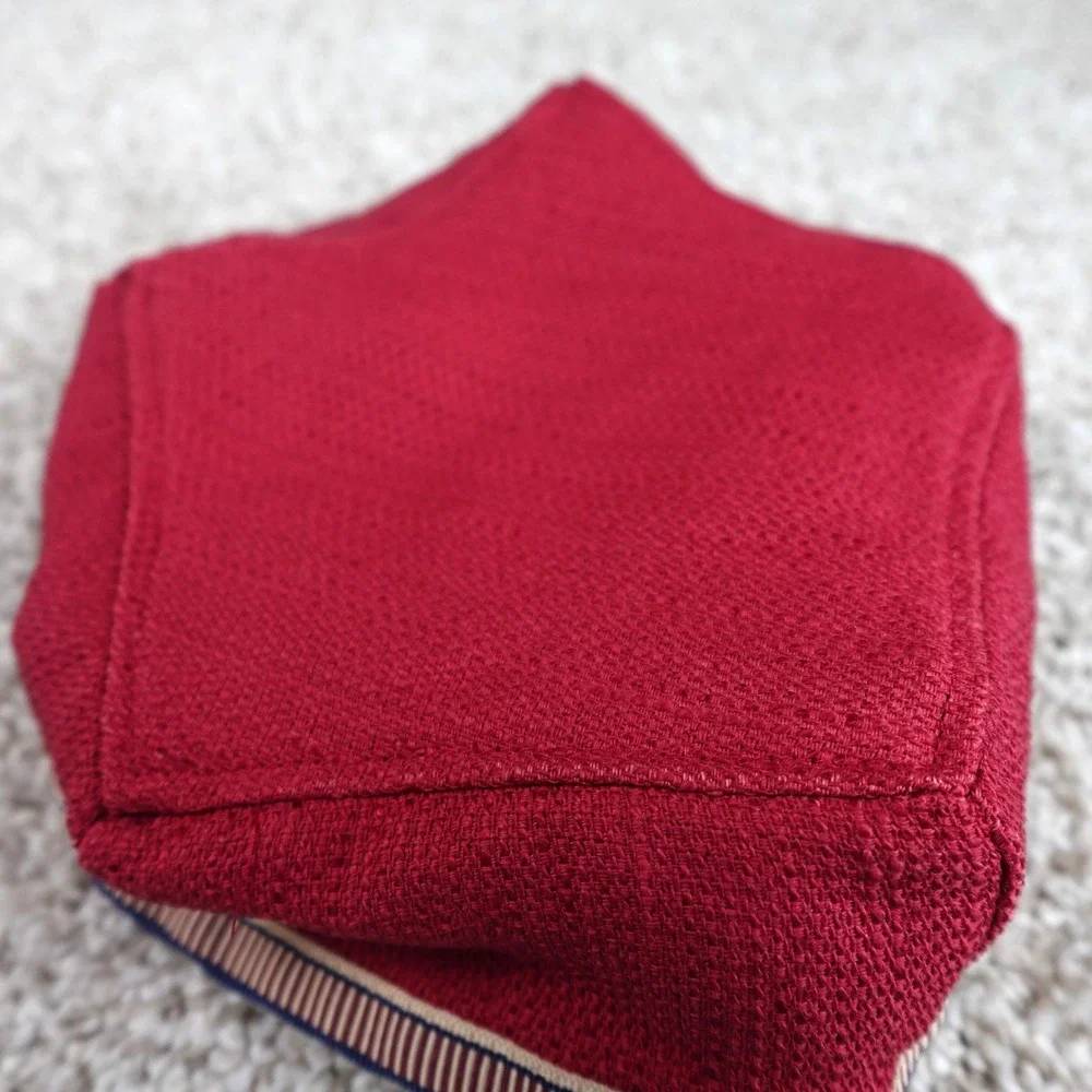 Longaberger 2003 Little Star Basket Liner Proudly American Paprika Red Fabric